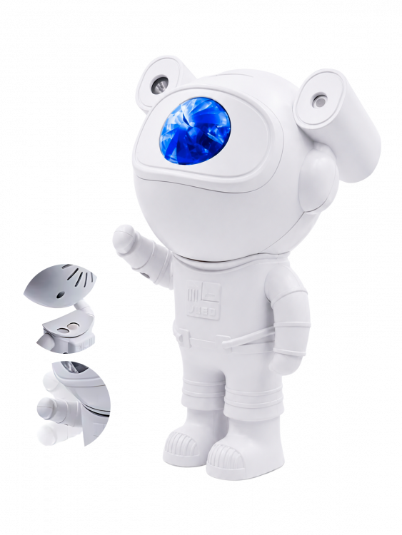 Огонек OG-LDS29 Световая установка+акустика звездное небо космонавт (лазер+LED, Bluetooth,TF)